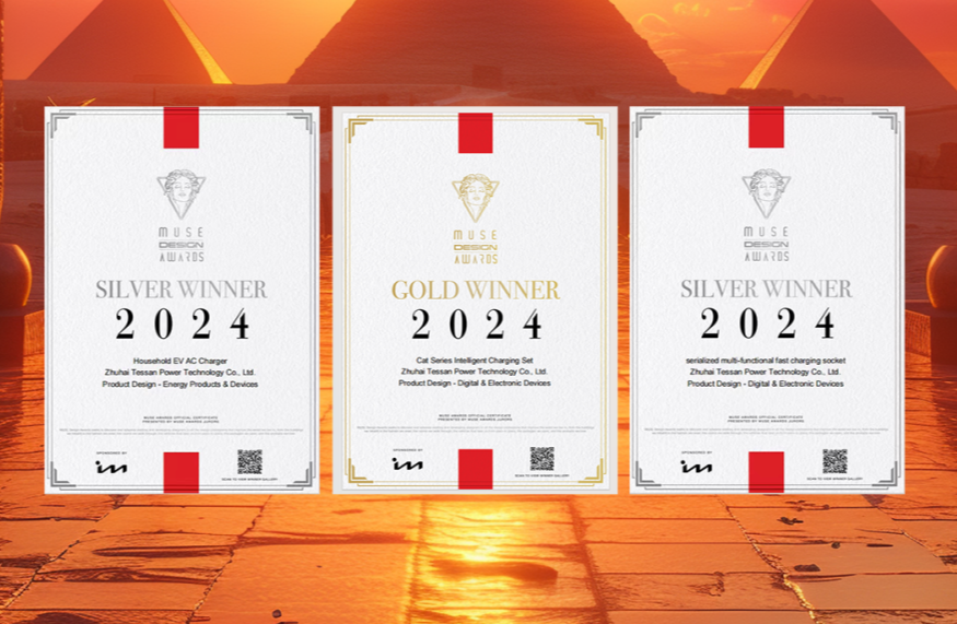 TESSAN Triumphs with Gold and Silver at the International Muse Design Awards 2024