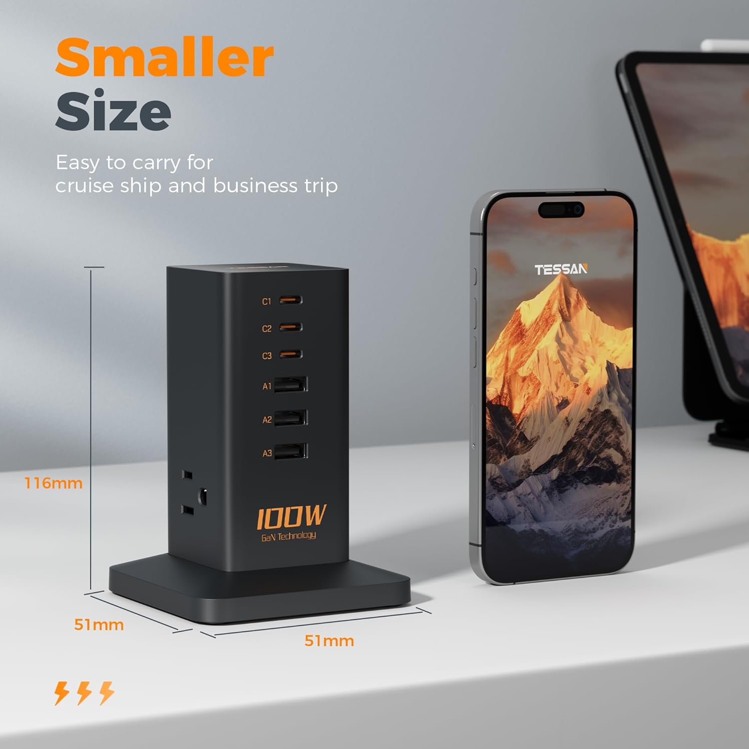 TESSAN 100W Desk Charging Station