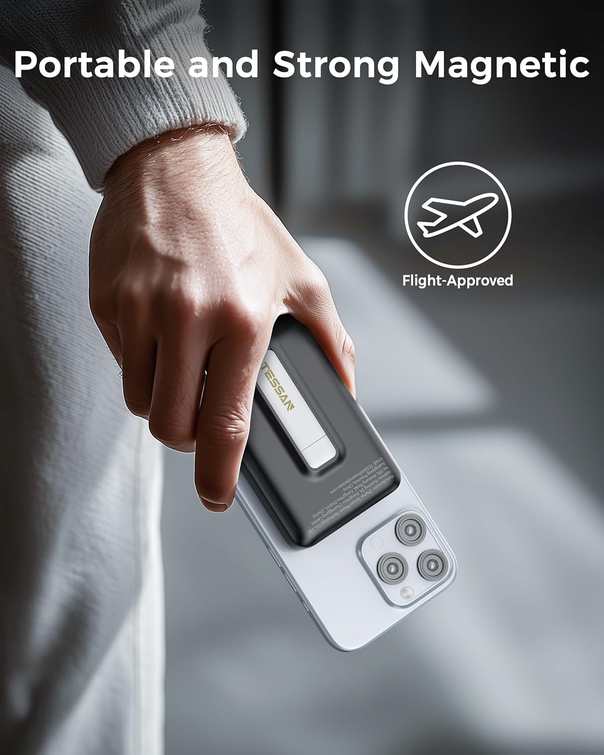 TESSAN 10000mAh Wireless Magnetic Power Bank