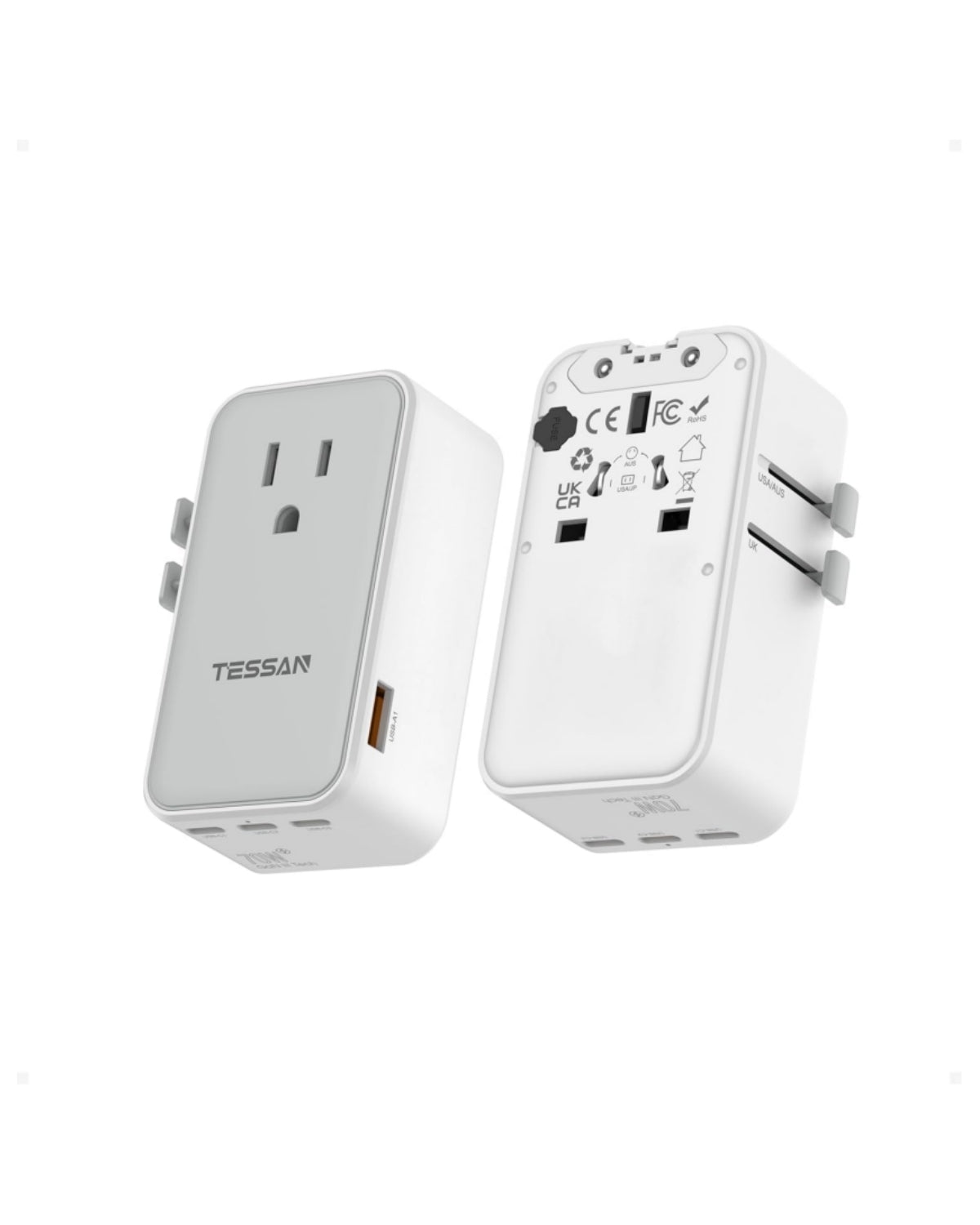 TESSAN Universal Travel Adapter PD 45W