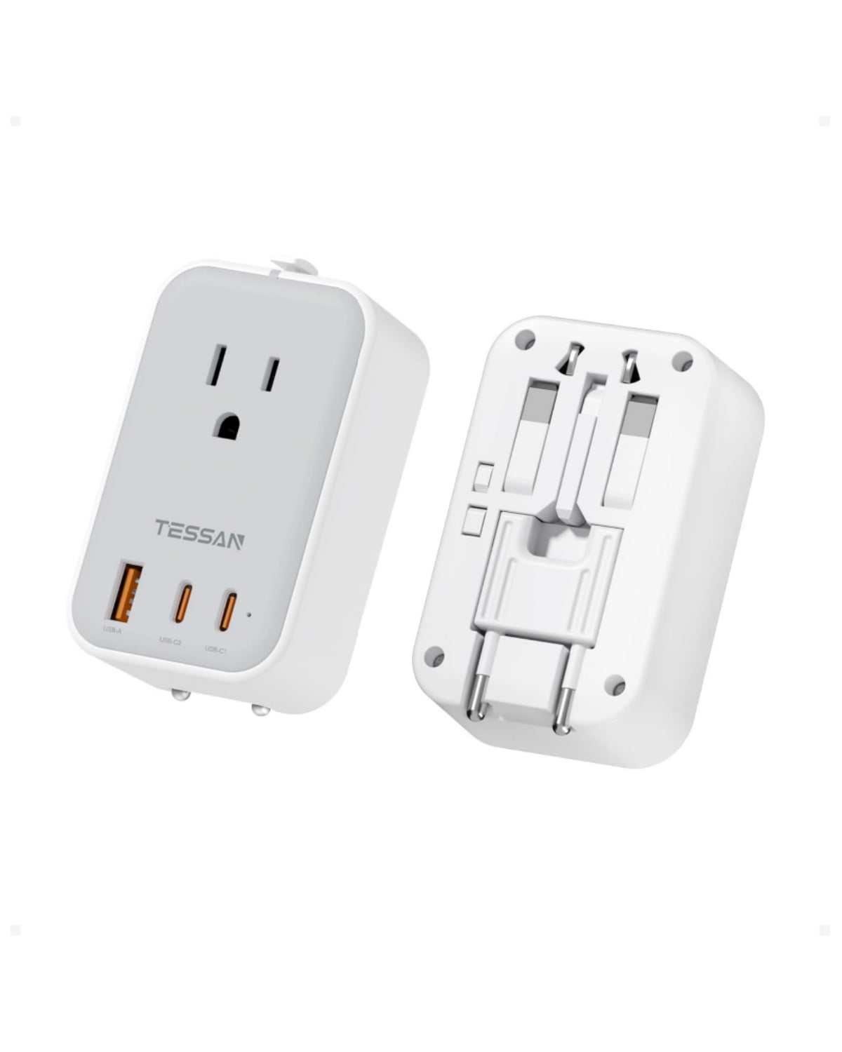 TESSAN Ultra Thin Universal Travel Adapter PD 20W