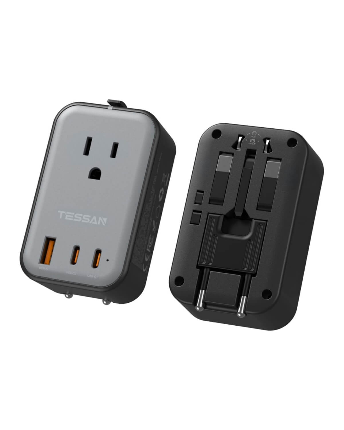 TESSAN Ultra Thin Universal Travel Adapter PD 20W