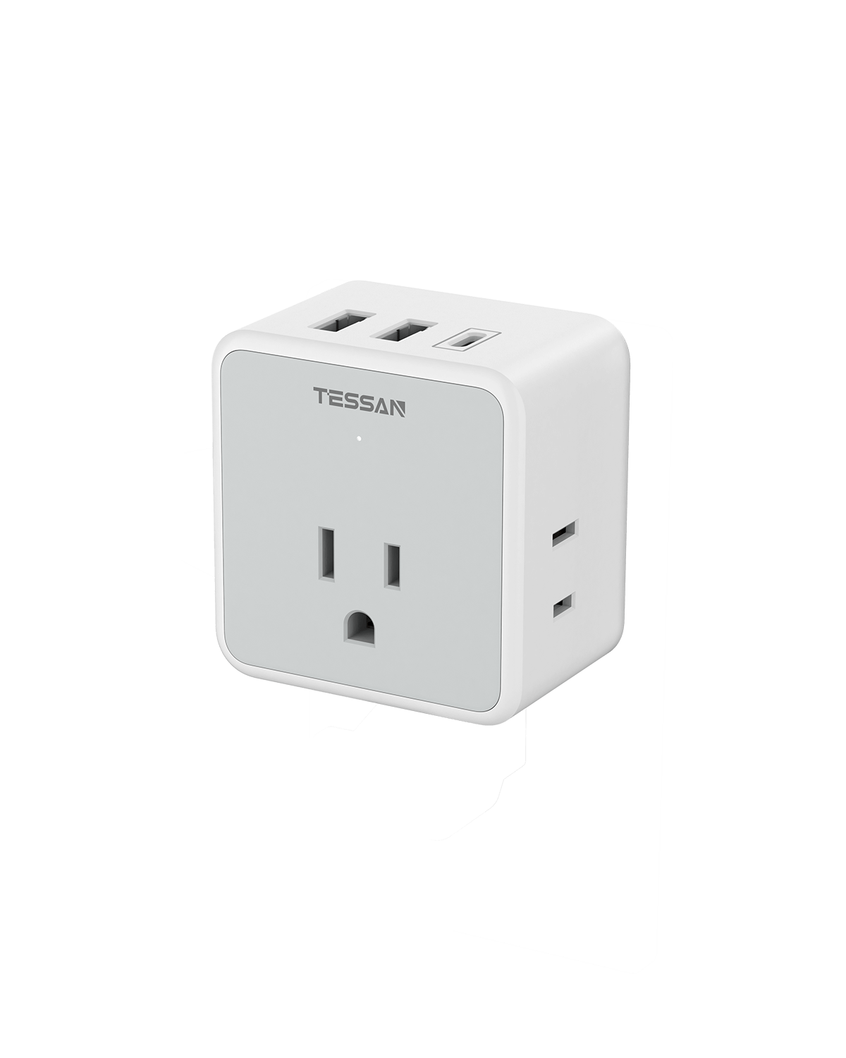 TESSAN All European UK Travel Plug Adapter Kit with 3 Outlet 3 USB Charger (1 USB C)