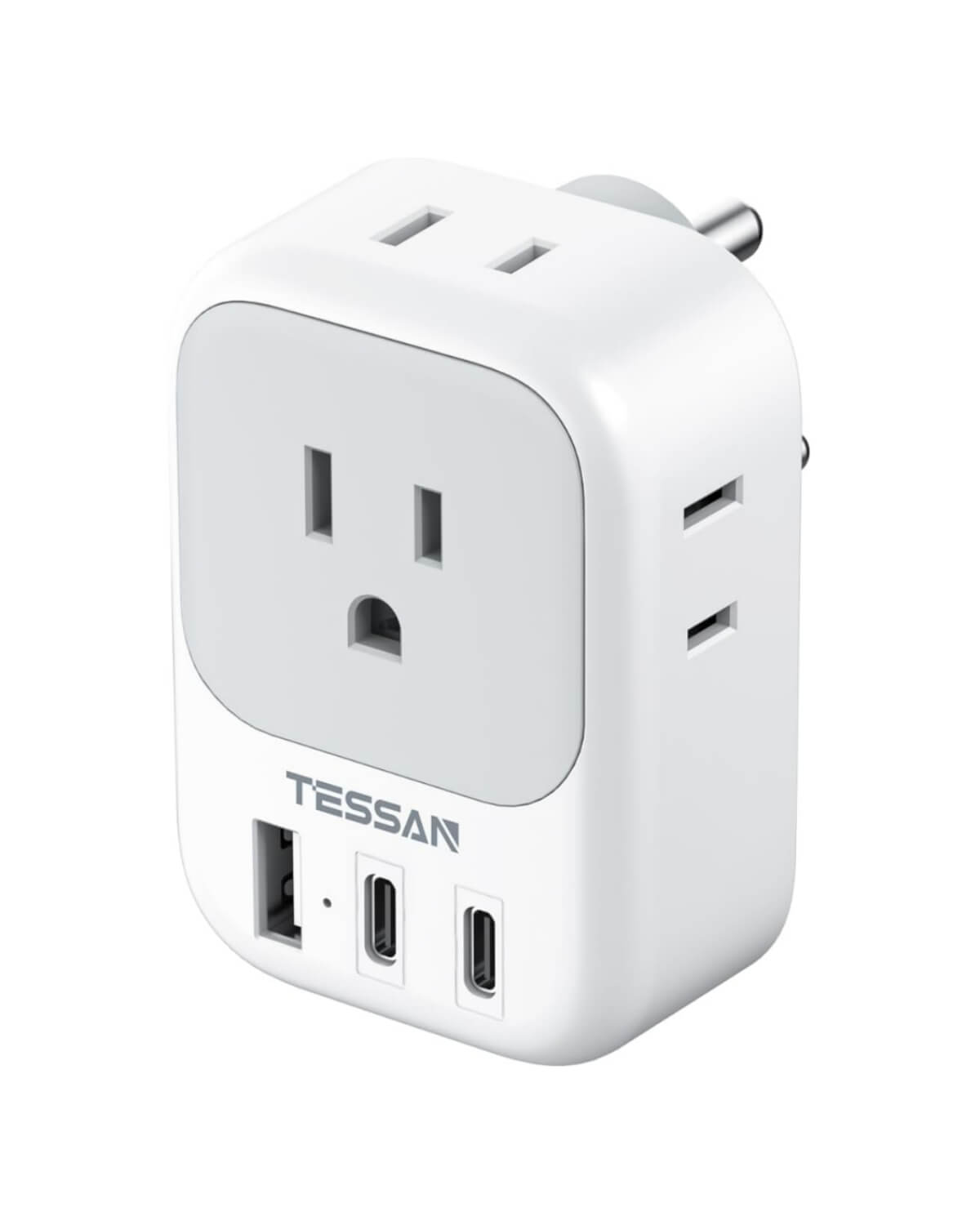 Tessan US to India Plug Adapter Type D