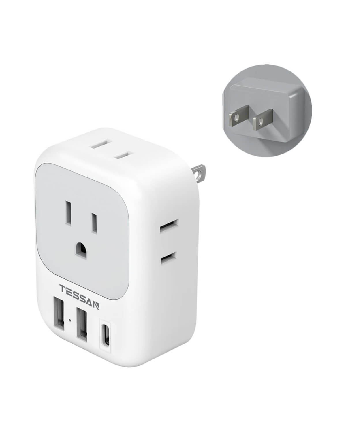 Tessan US to Japan Plug Adapter Type A