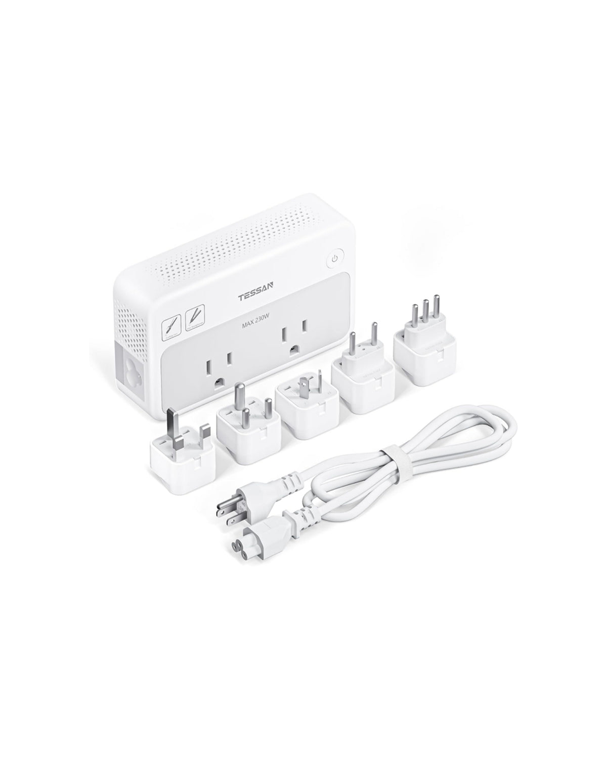 TESSAN 220V to 110V Universal Voltage Converter TC02