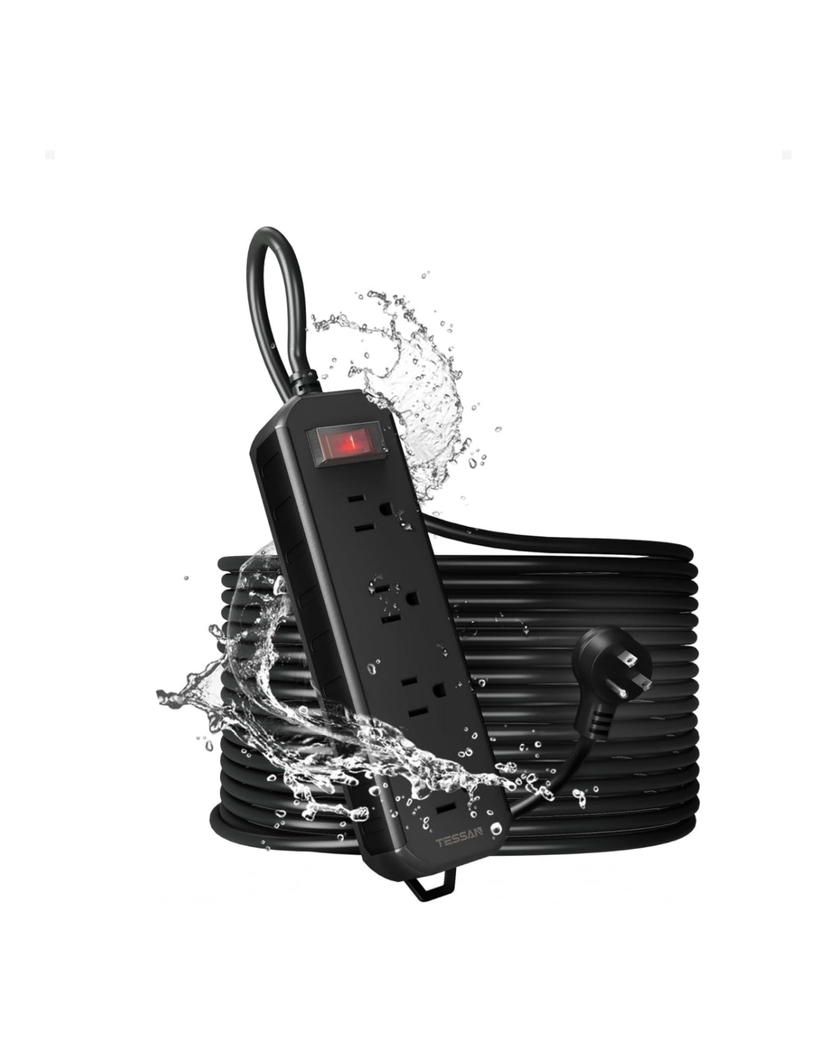 TESSAN Outdoor Weatherproof Surge Protector 1700J WP101