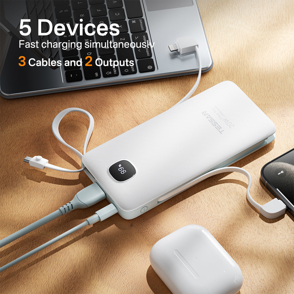TESSAN 20W 10000mAh Power Bank