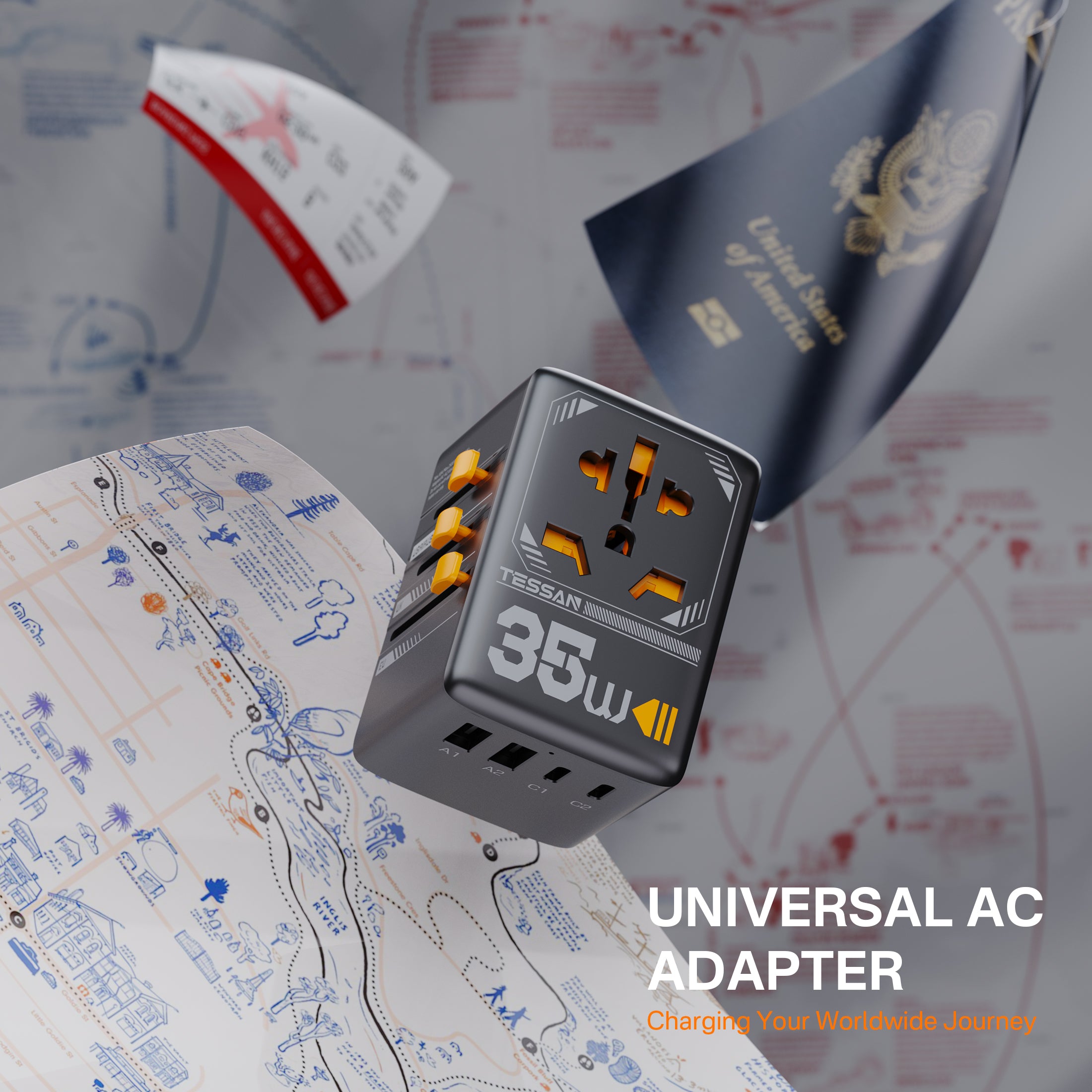 35W Universal Travel Adapter