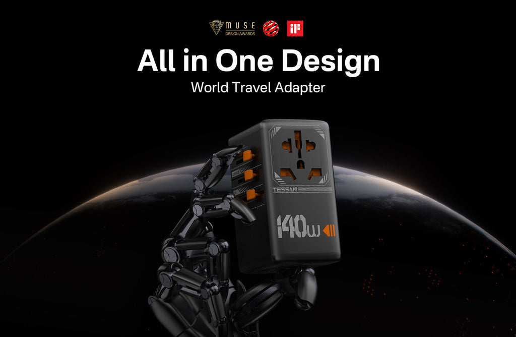 The Traveler’s Bible: Tessan 140W World Travel Adapter’s Charging Commandments