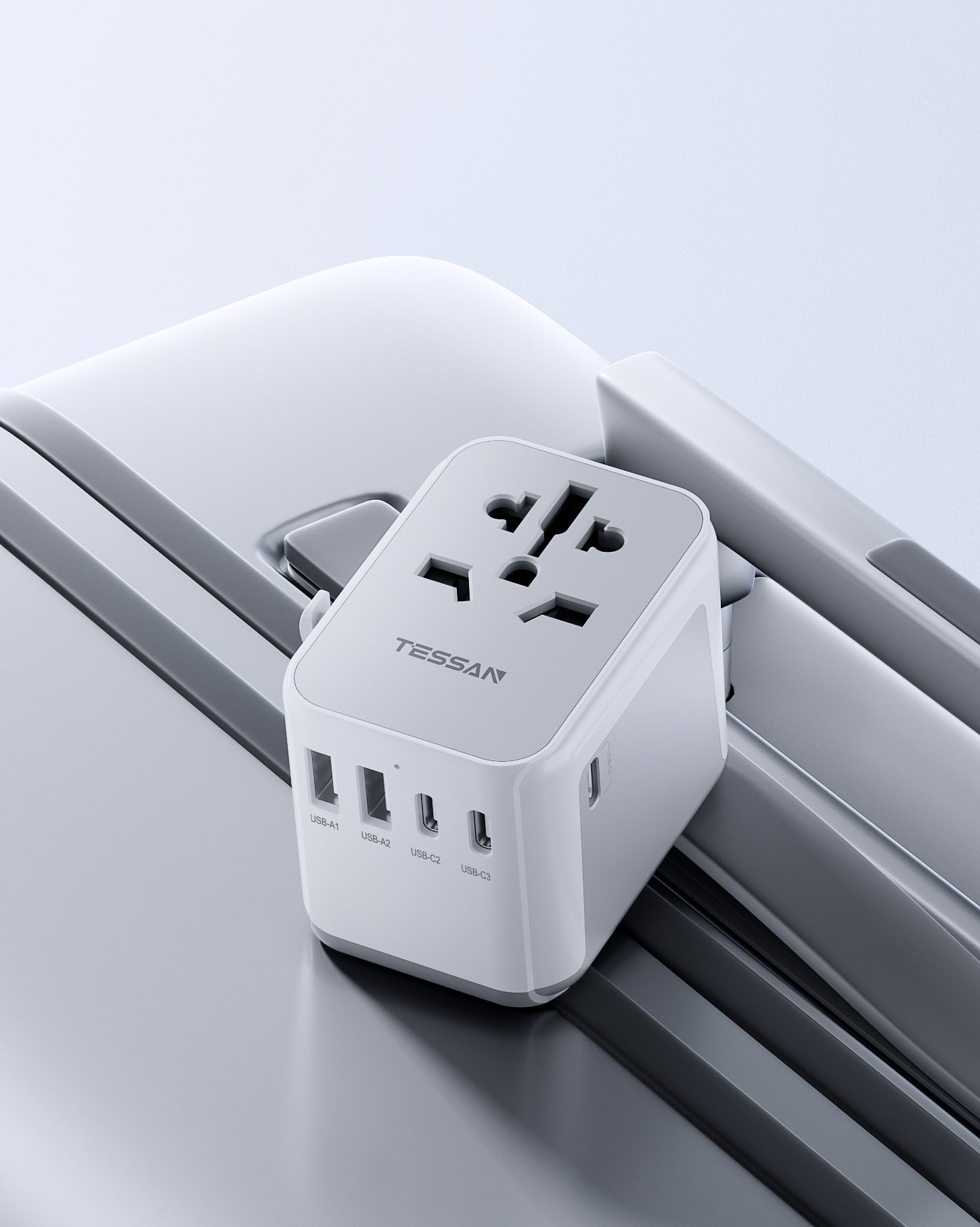 Universal Travel Adapter with 3 USB C and 2 USB Ports