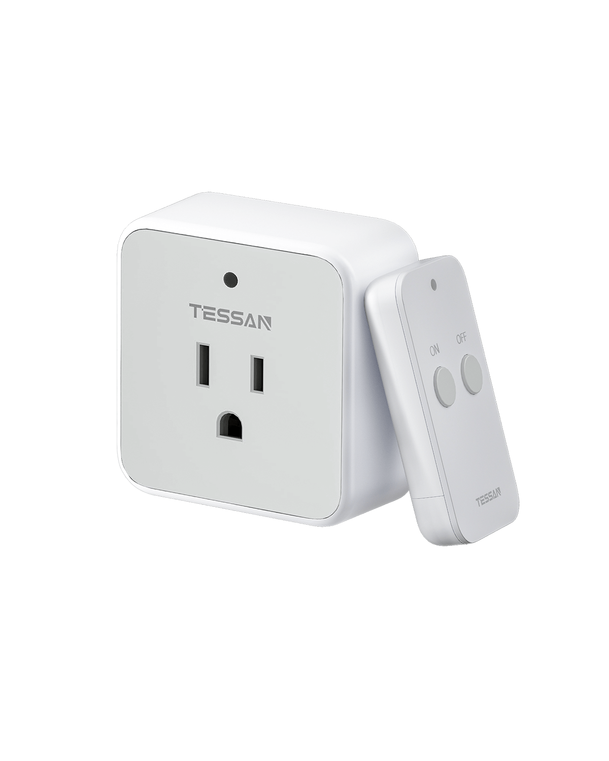 TESSAN Remote Wall Outlet, Wireless Remote Light Switch, 100ft RF Range