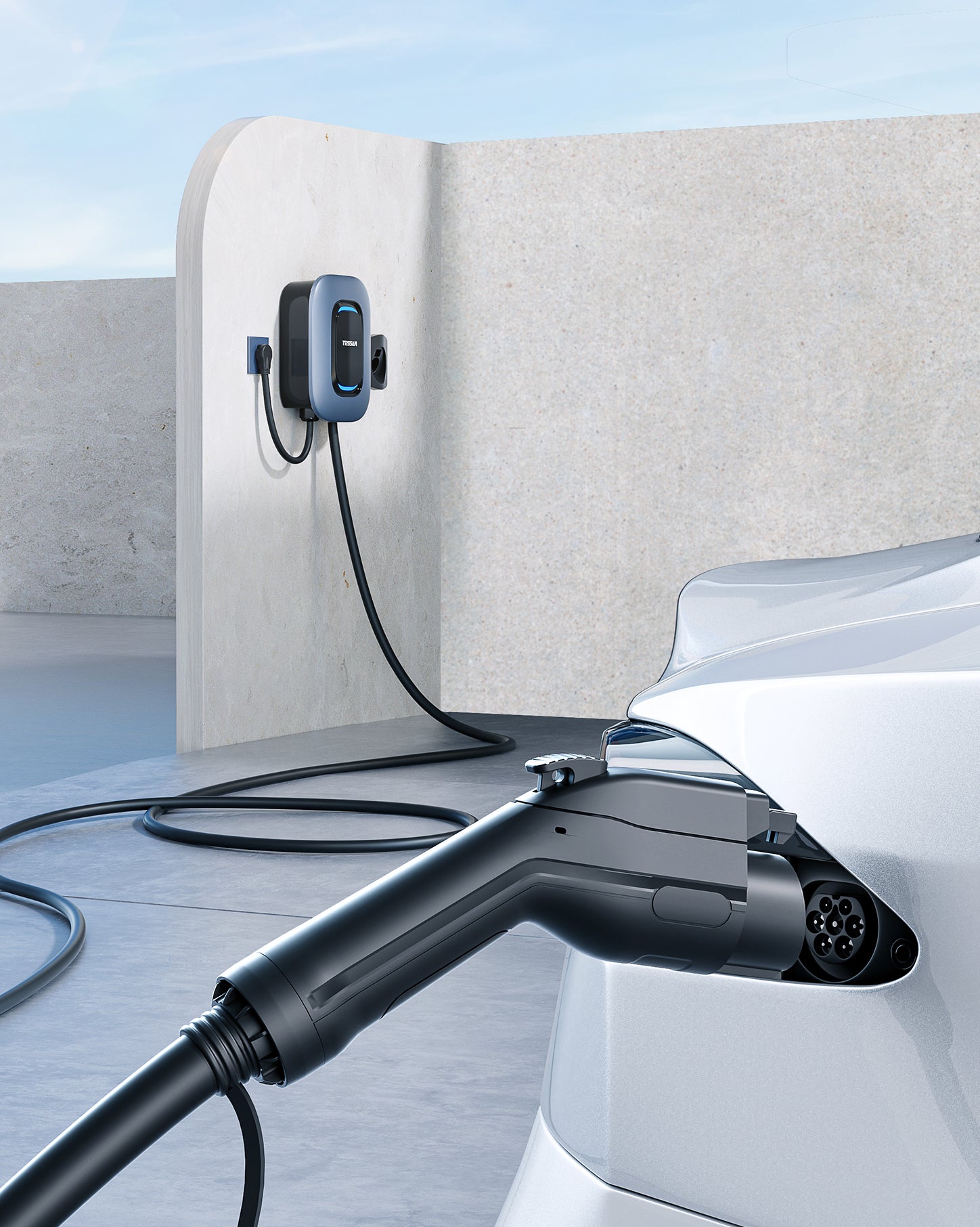 TESSAN 40A/240V High-Speed Charging Station