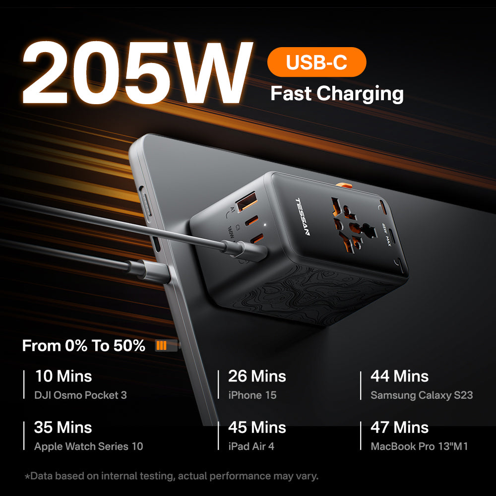 TESSAN Voyager 205 Universal Travel Adapter