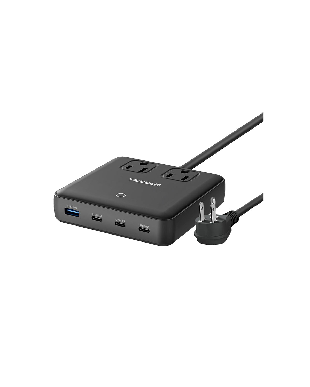 TESSAN Multiple Devices Fast Charging Station - Black