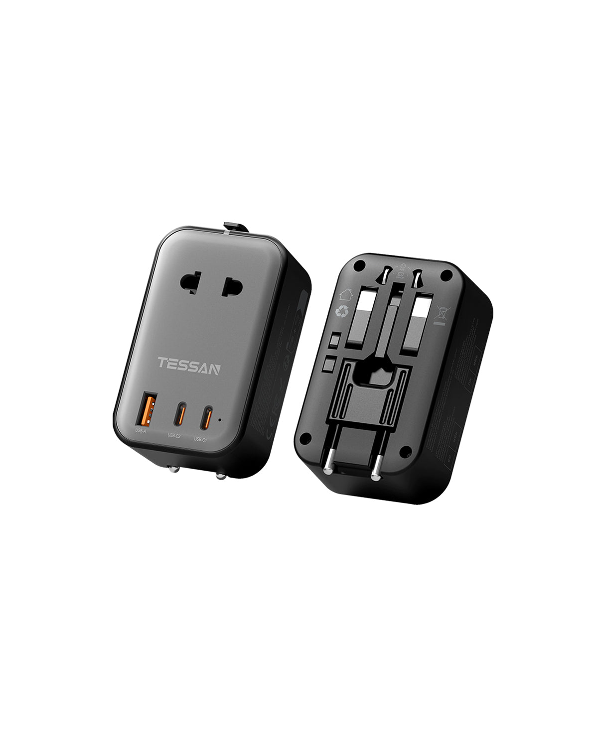 TESSAN Ultra Thin Universal Travel Adapter PD 20W