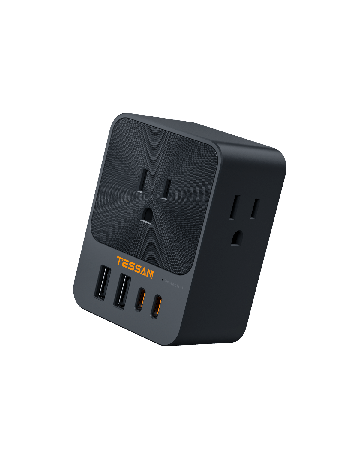 TESSAN Outlet Extender With USB Ports, Surge Protection, 30W Fast Charging
