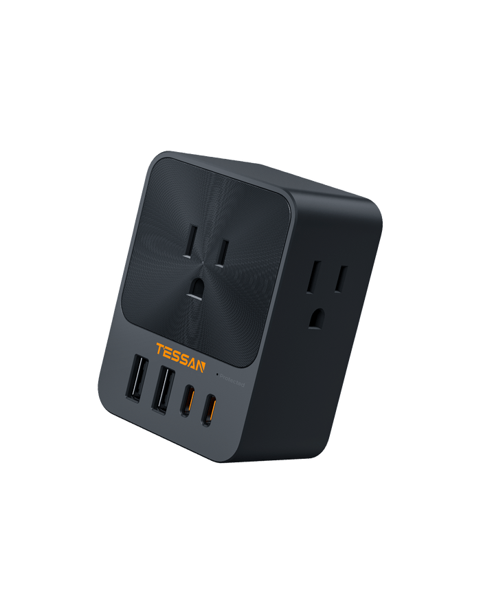 TESSAN Outlet Extender With USB Ports