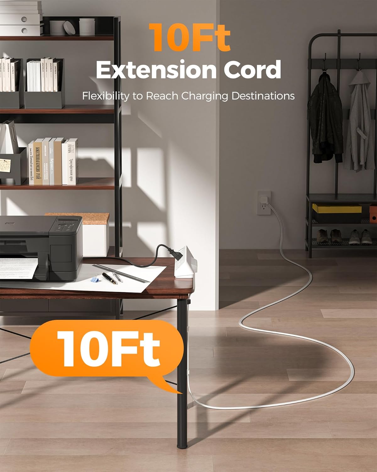 TESSAN Desk Clamp 2100J Surge Protector Power Strip PS06