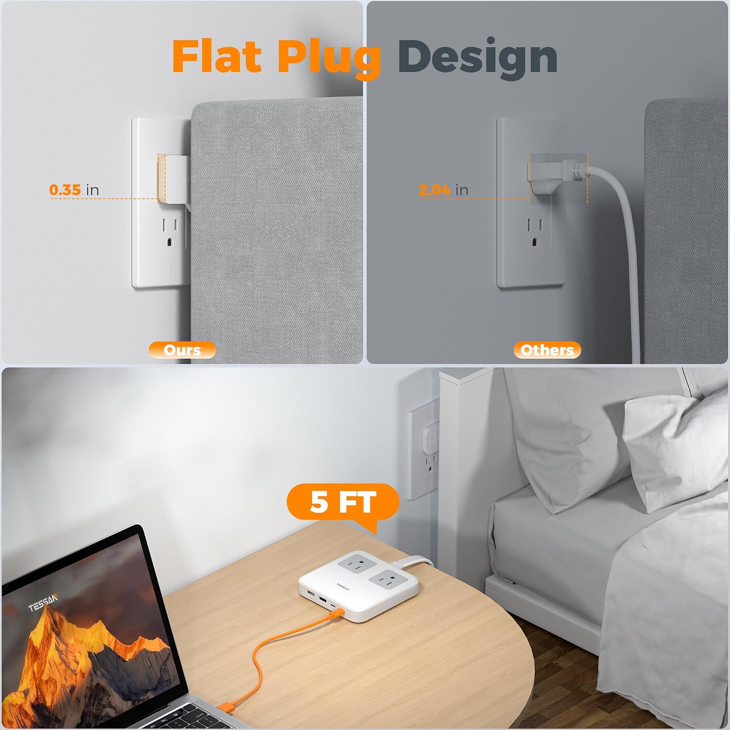 TESSAN 67W USB-C Charging Station PS12