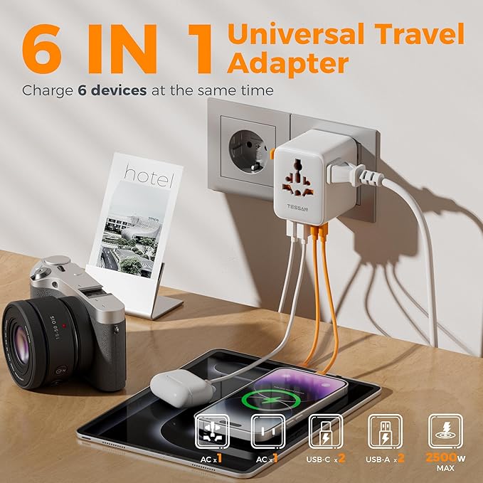 TESSAN 20W Universal Travel Adapter WTA10