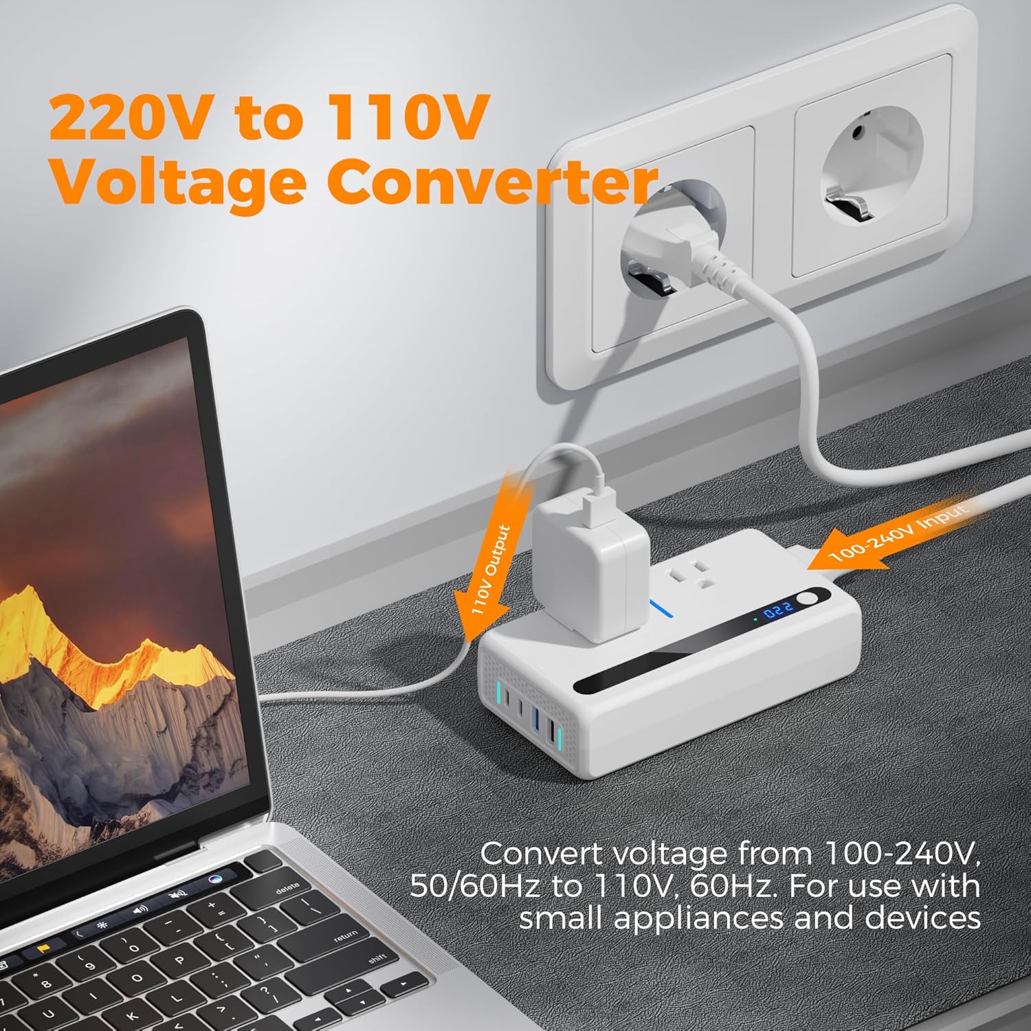 TESSAN 220V to 110V Voltage Converter 709