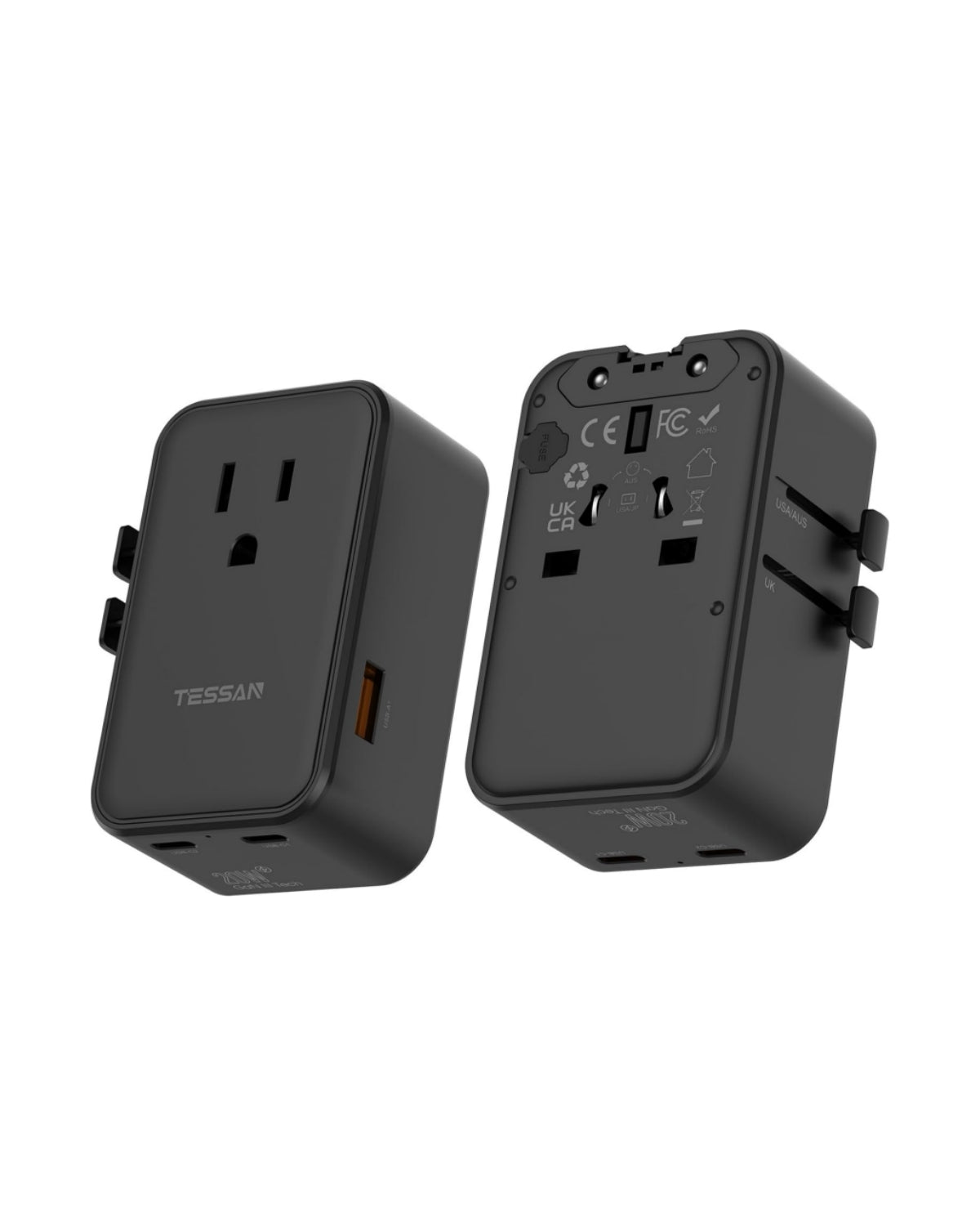 TESSAN Ultra Slim International Power Adapter 20W