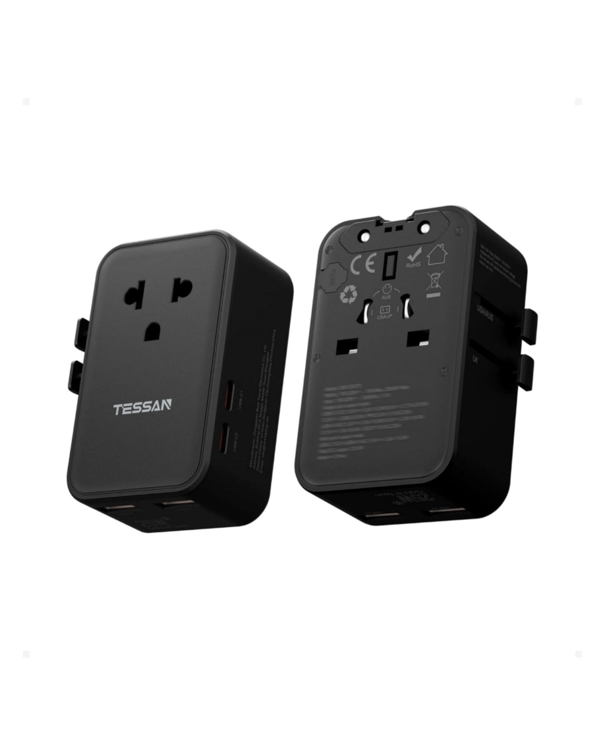 TESSAN Ultra Thin Universal Travel Adapter PD 25W