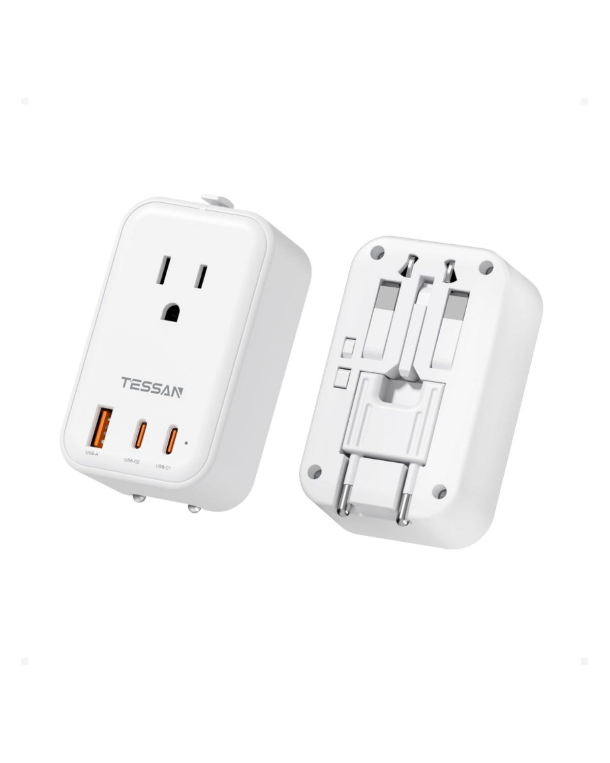 TESSAN Ultra Thin Universal Travel Adapter PD 20W