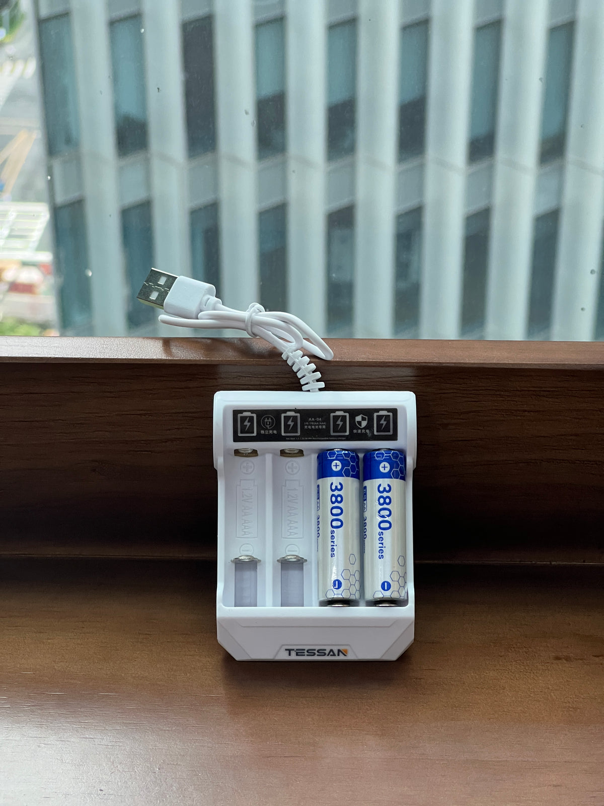 TESSAN USB Rechargeable Battery Charger for AA and AAA Batteries