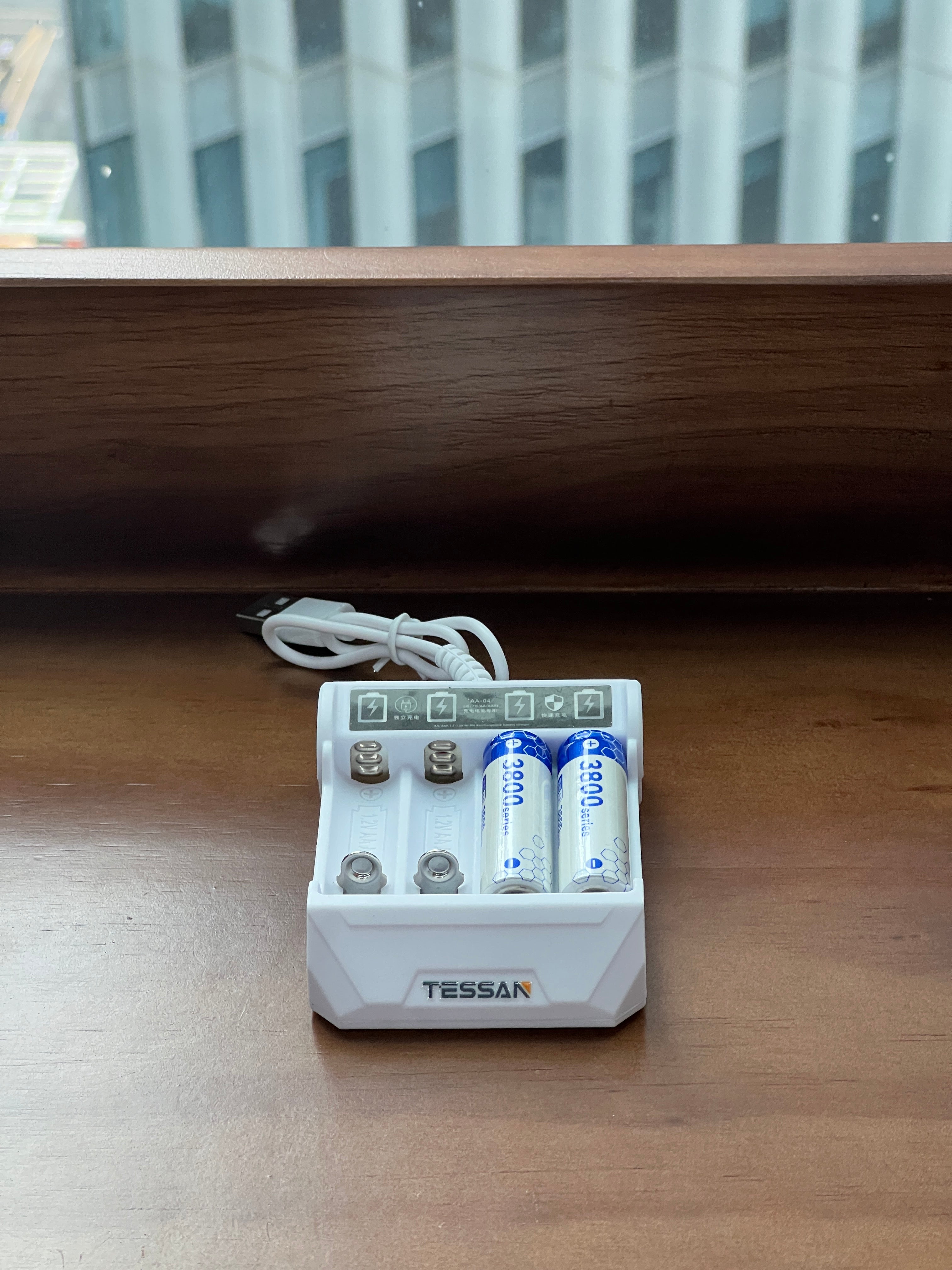 TESSAN USB Rechargeable Battery Charger for AA and AAA Batteries