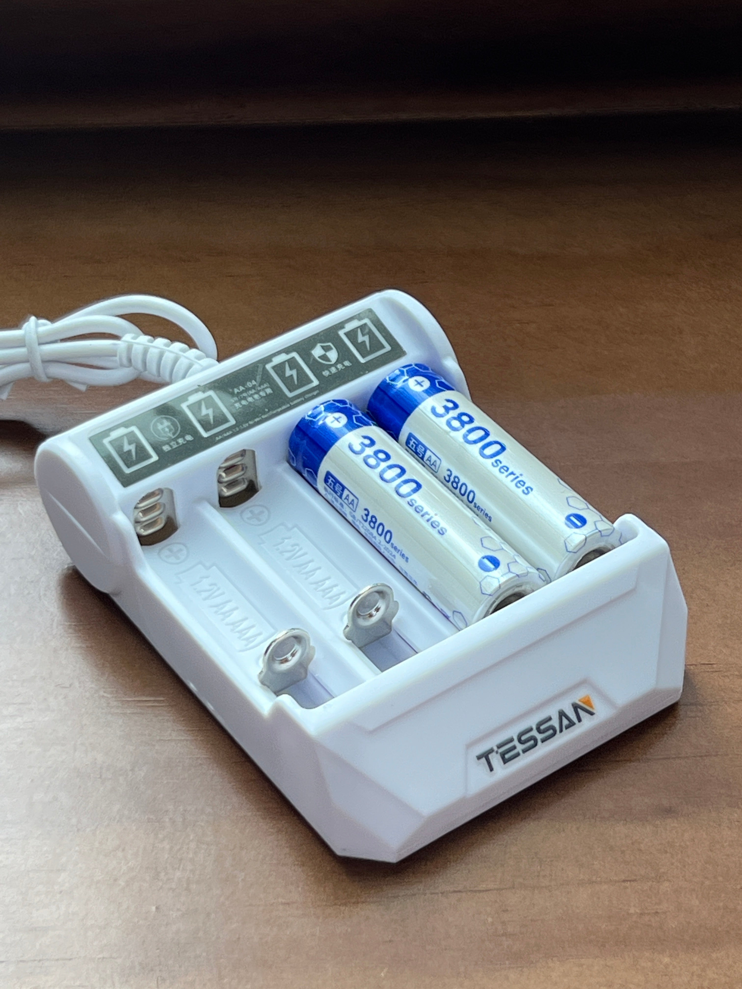 TESSAN USB Rechargeable Battery Charger for AA and AAA Batteries