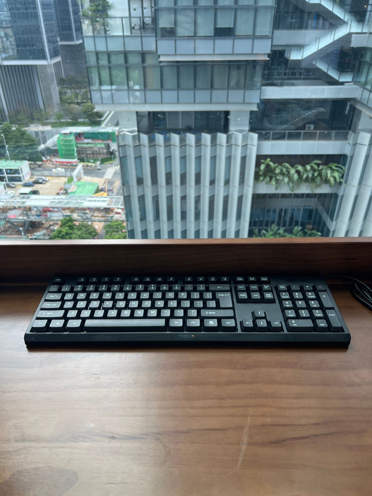 TESSAN Classic USB Wired Keyboard for Office, Desktop and Laptop Use