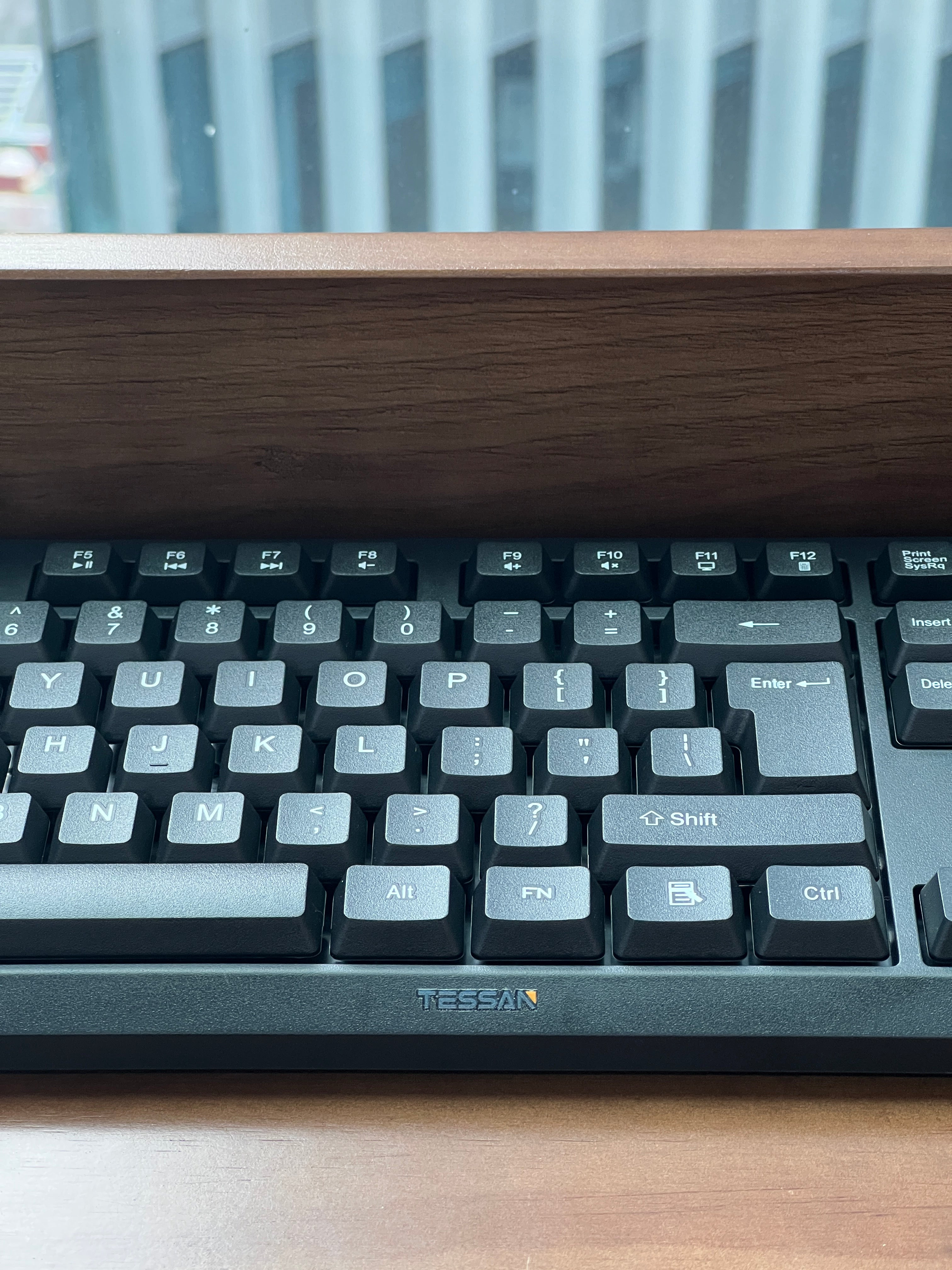 TESSAN Classic USB Wired Keyboard for Office, Desktop and Laptop Use