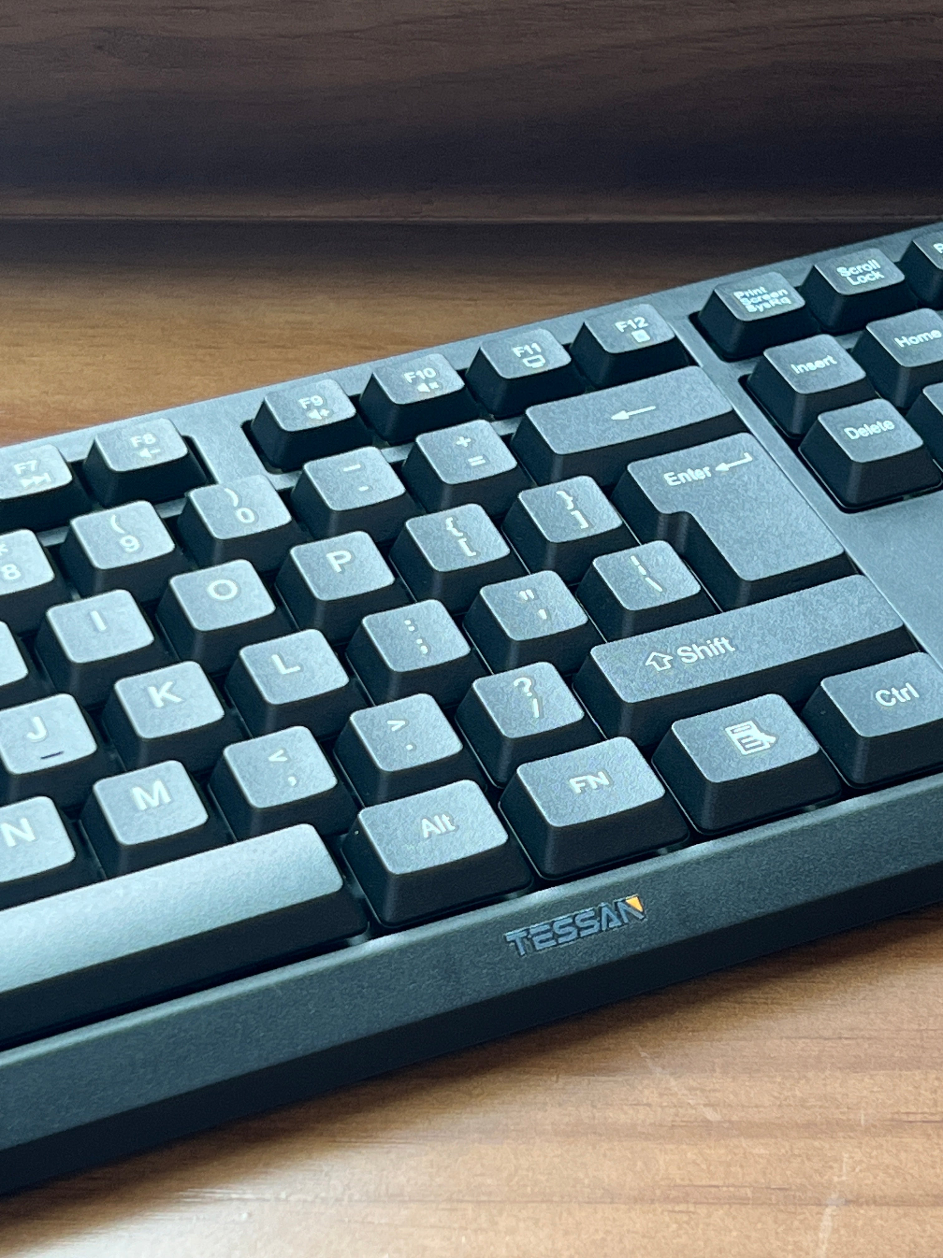 TESSAN Classic USB Wired Keyboard for Office, Desktop and Laptop Use