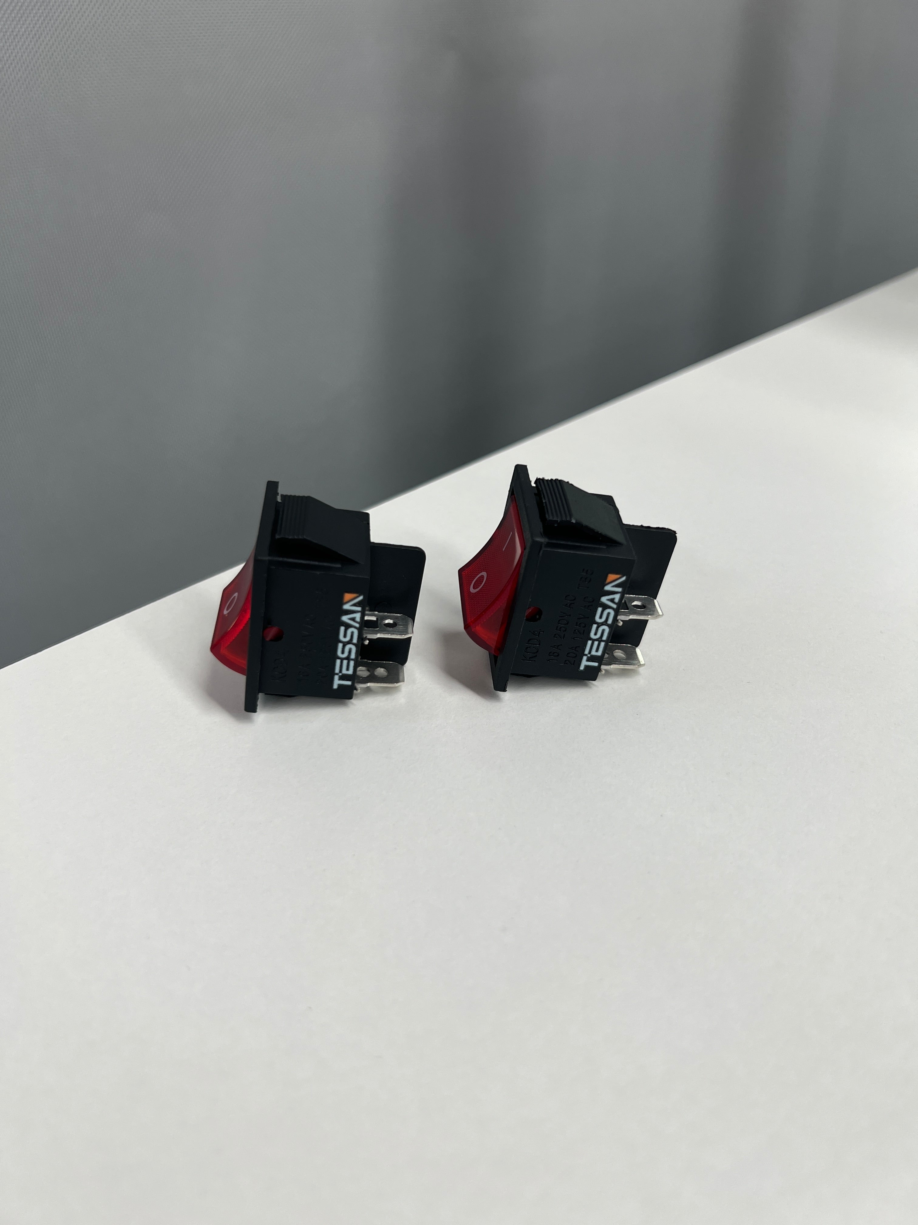 KCD4 Illuminated Rocker Switch | Universal 4-Pin 16A Power Button for Ovens, Noodle Cookers, Steamers, Dough Mixers and Food Equipment