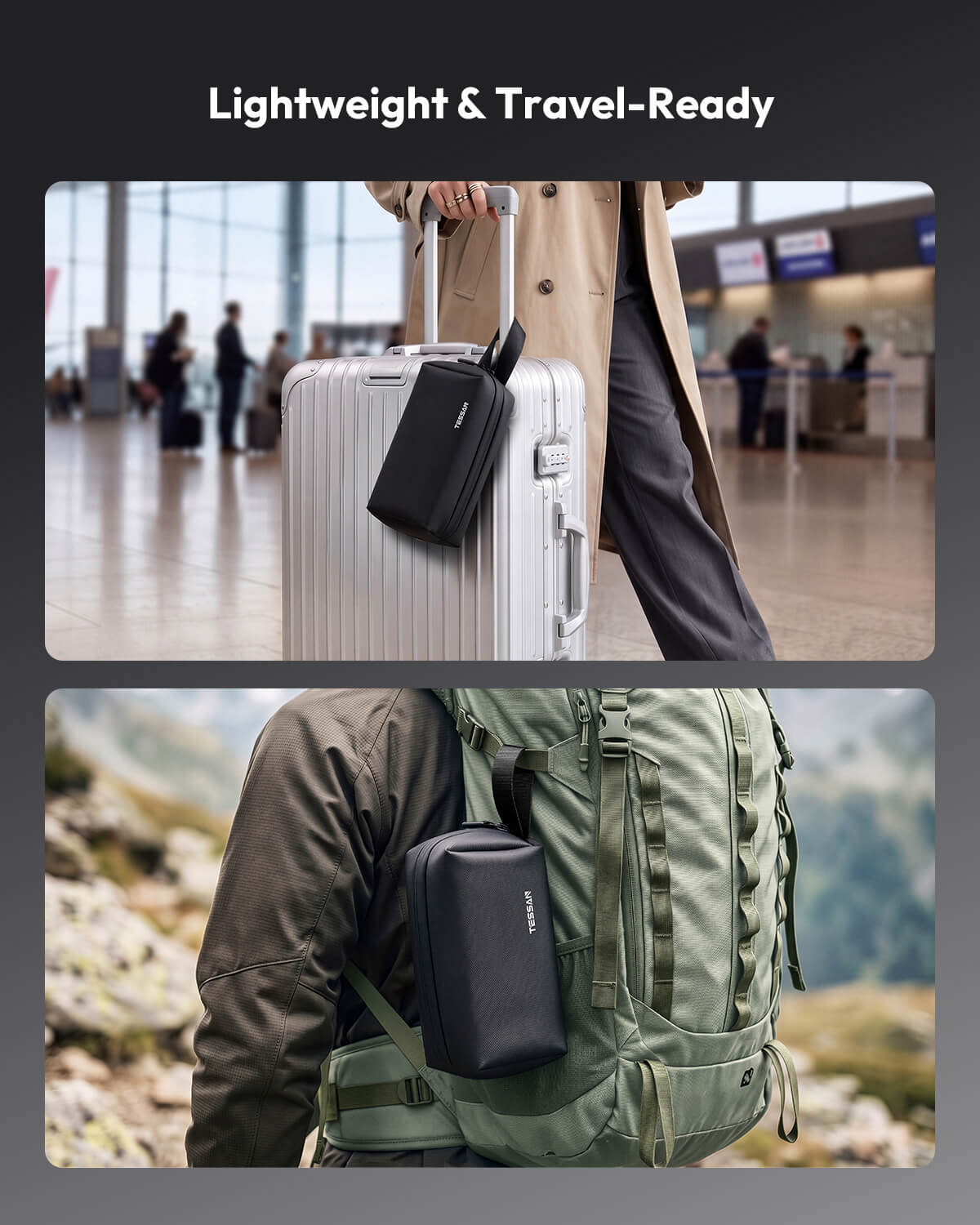 TESSAN Carrying Case for Travel Essentials