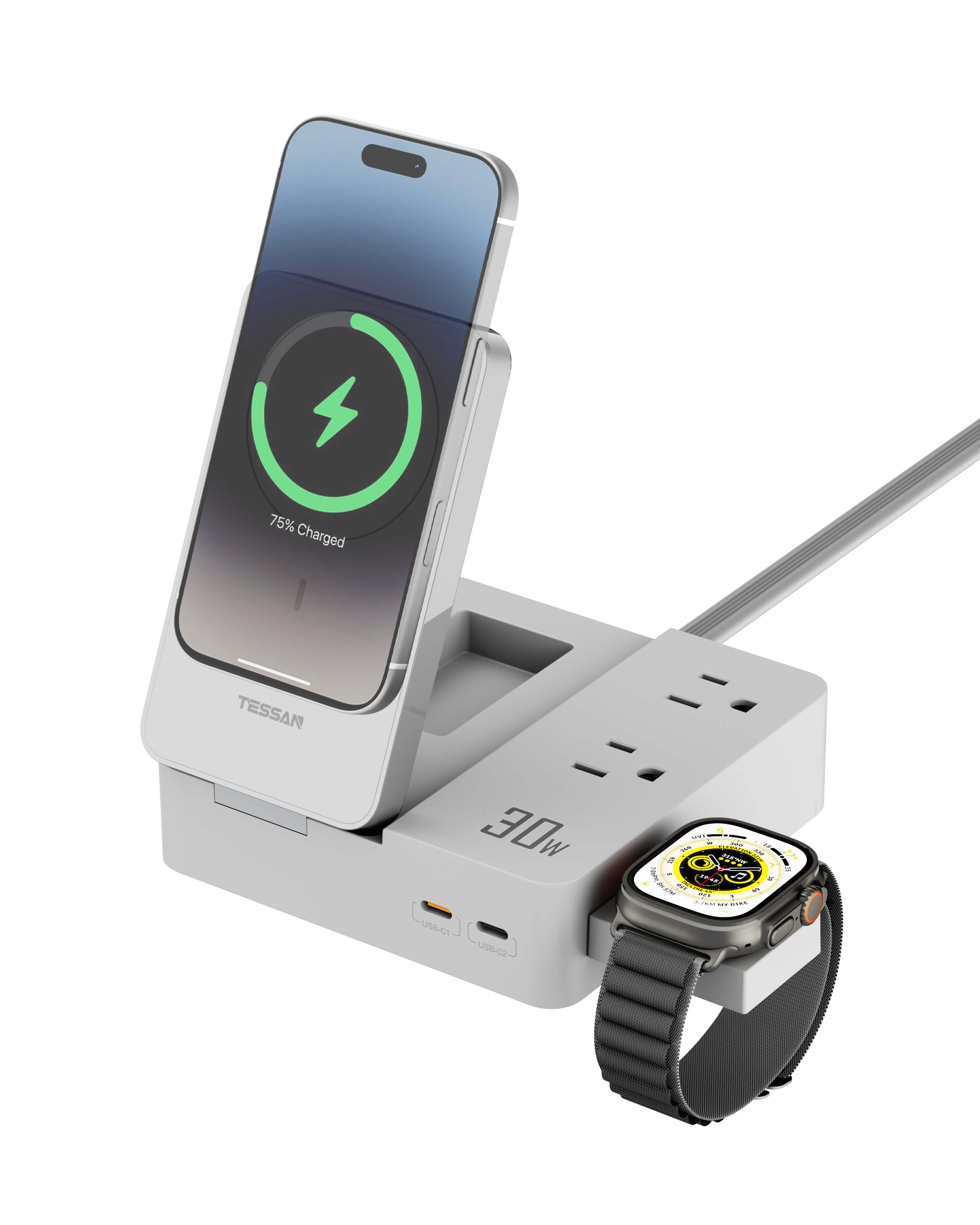 TESSAN Magic 65W 6-in-1 Desktop Charging Station