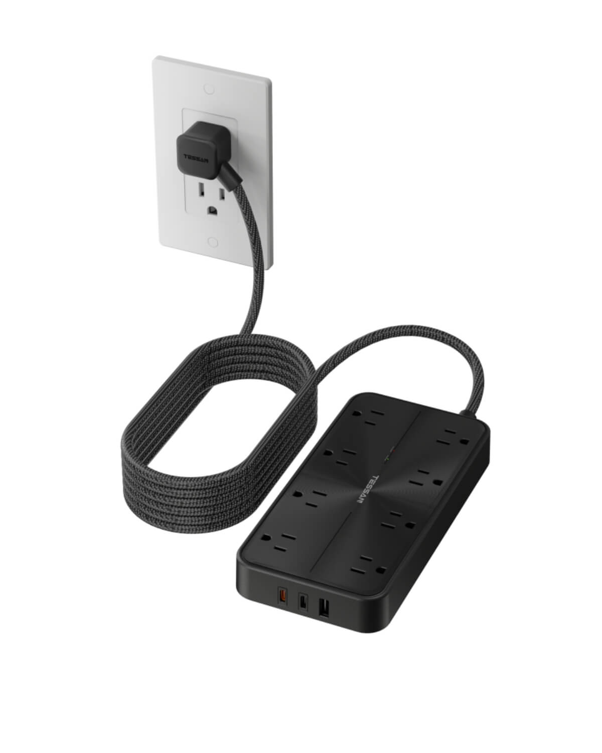 TESSAN 11-in-1 Surge Protector with PD 20W
