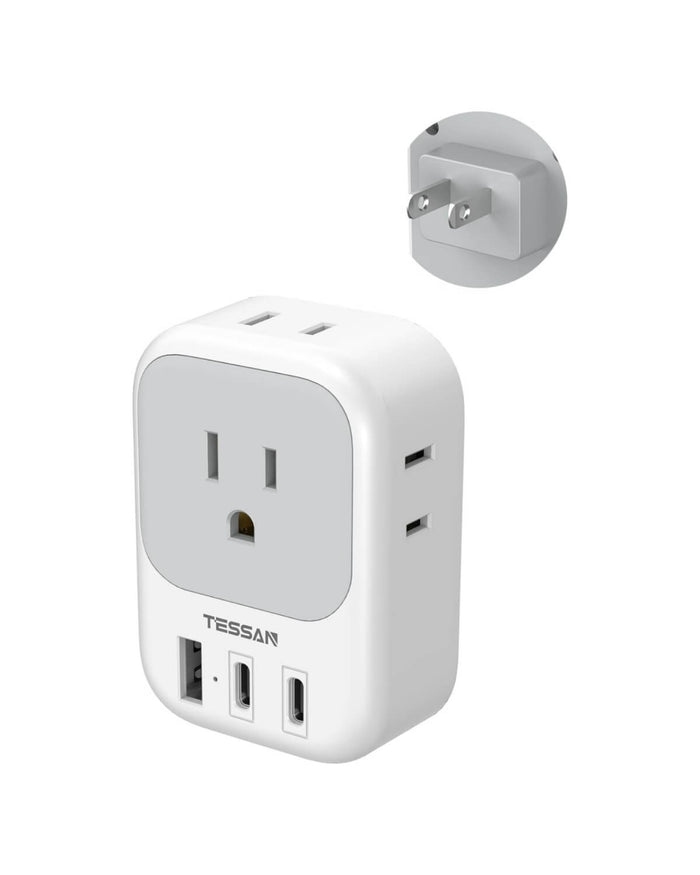 TESSAN US to Japan Plug Adapter Type A