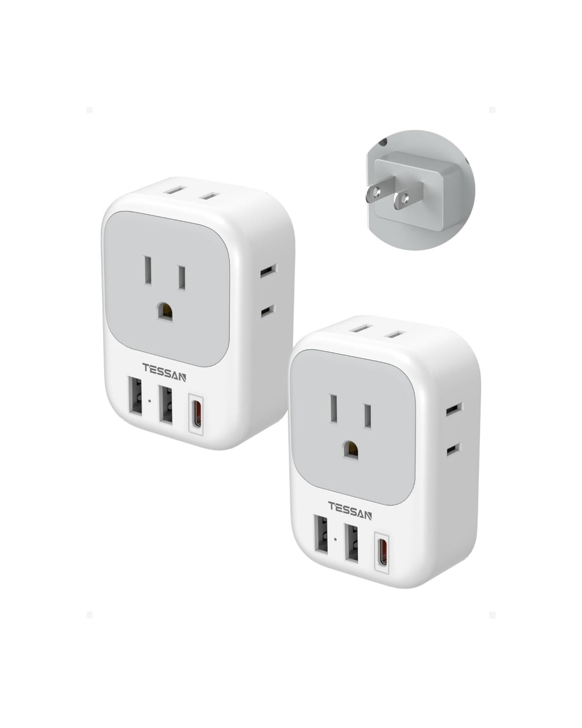 TESSAN US to Japan Plug Adapter Type A