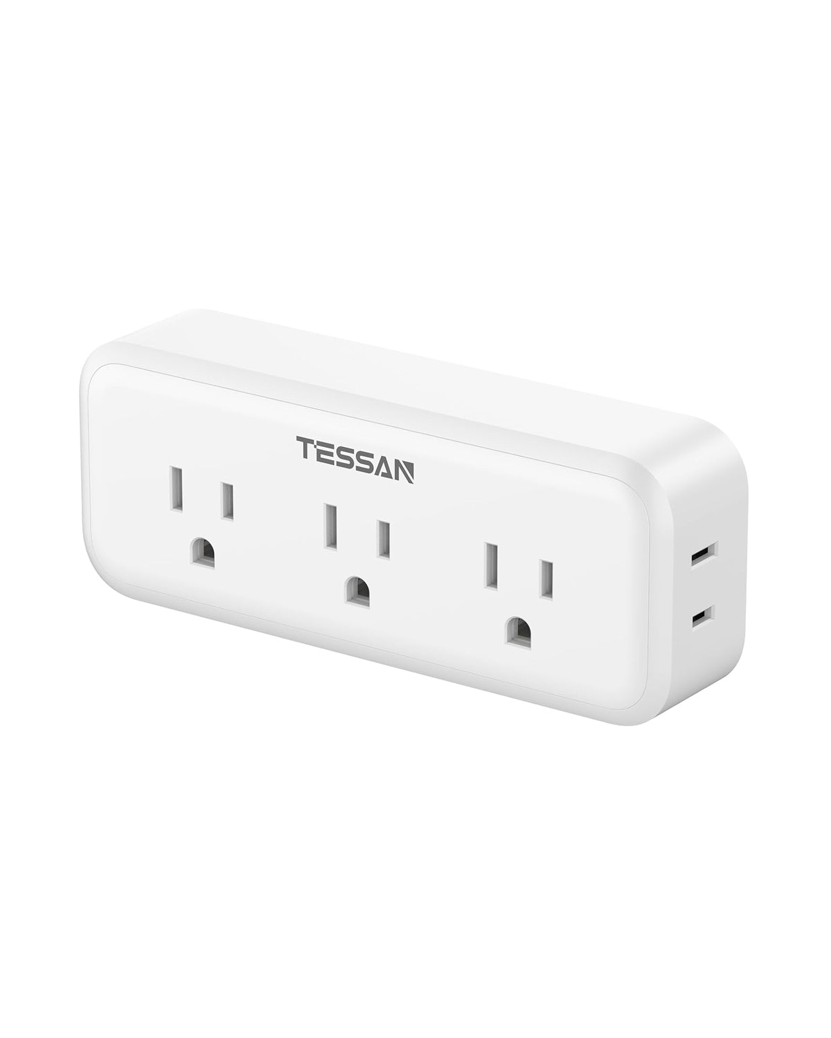 TESSAN Multi Outlet Extender, Surge Protection, Compact Design Saving Space For Other Electronics