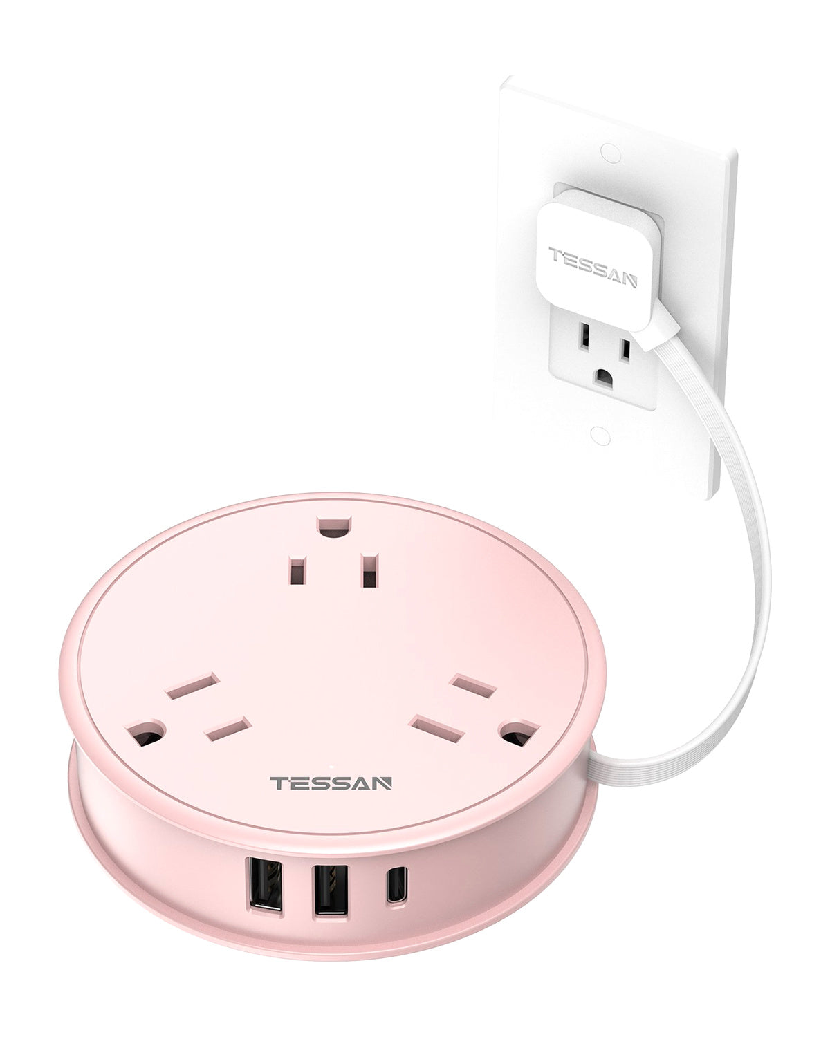 TESSAN 6 in 1 Travel Power Strip PS17