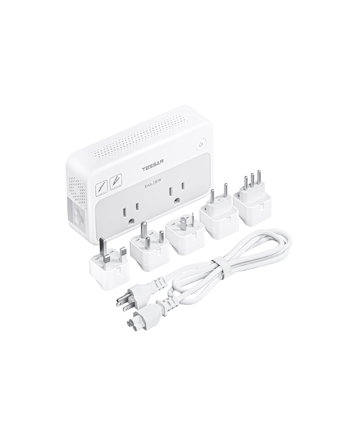 TESSAN 220V to 110V Universal Voltage Converter TC02