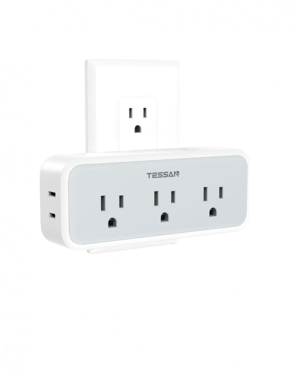 Travel Surge Protector Multi Plug Outlet Extender With 5 Electrical Outlet Expander